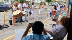 Actuaci�n do grupo musical chantadino Searas dentro do ciclo Con-certa Normalidade