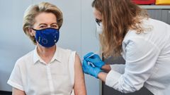 La presidenta de la Comisi�n, Ursula von der Leyen