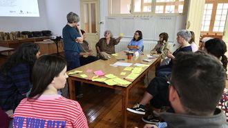 Una de las sesiones del proyecto��Documenta Asturies�