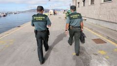 La Guardia Civil de Baiona en una imagen de archivo.