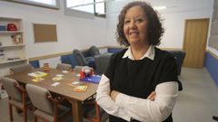 Ana Mar�a Cancelo, en la Casa do Maior As Goletas, ubicada en Sequeiros, parroquia de Saiar