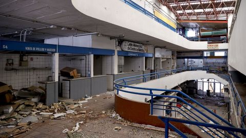 Estado actual del antiguo mercado de Santa Luc�a, en A Falperra