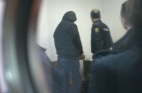 Nano Seoane en los instantes previos a su declaraci�n en el juzgado tras ser detenido. 
