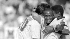 Mostovoi, Makelele y Mazinho en la �ltima temporada con pleno celeste ante el Madrid