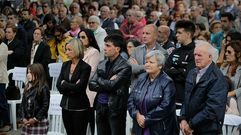 Un millar de personas recuerdan a las v�ctimas del accidente del�rali de A Coru�a