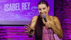 Isabel Rey durante una actuacin