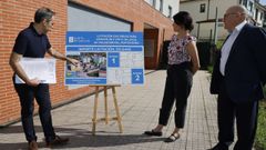 La conselleira de Vivenda, Mar�a Mart�nez Allegue, anunci� este jueves la licitaci�n de tres nuevas viviendas p�blicas en Valdecorvos