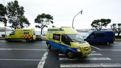 Accidente en el paseo mar�timo de A Coru�a