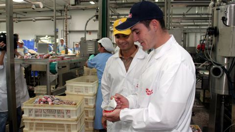 En un acto puoblicitario con un patrocinador (2005).