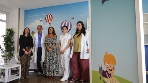 Sala de lactancia del rea de Pediatra del hospital de Vern renovada gracias al proyecto de dulcificacin de espacios de la Fundacin Andrea.