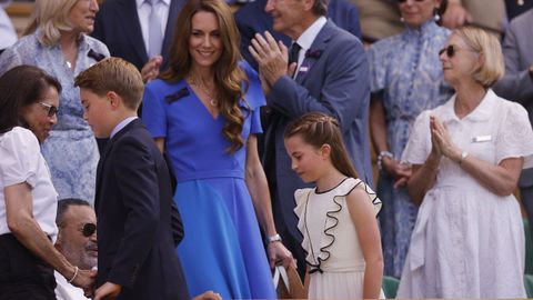 La familia real británica, entre los espectadores