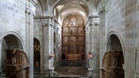 Imagen interior del monasterio de Montederramo.