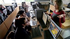 Aula de la Facultad de Traducci�n e Interpretaci�n de la Universidad de Vigo