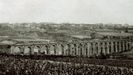 Imagen captada en 1905 por el fotógrafo Jean Laurent, donde se recoge la monumentalidad del viaducto de Lugo
