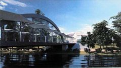 La propuesta ganadora plantea un puente con un doble arco de hierro y aceras laterales cubiertas