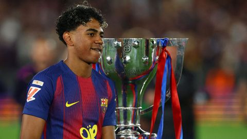 Lamine Yamal es una de las figuras del Barcelona, uno de los cuatro clubes de Primera que visten de Nike