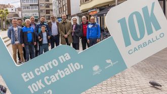 Presentaci�n de la 10K de Carballo, a principios de este mes de mayo