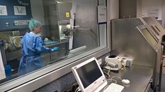 El servicio de Radiofarmacia del HUCA en el que se suministran los radiof�rmacos.El servicio de Radiofarmacia del HUCA 