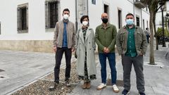 Los cuatro ediles que han pasado al Grupo Mixto en Pravia