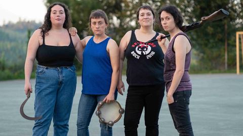 As Pandeireteiras Bouba actúan esta noite en Vimianzo