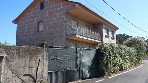 Vivienda de Salcedo que fue okupada en el mes de julio por una pareja