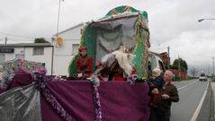 Imagen de archivo de una cabalgata por las calles de Bergondo