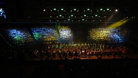 El Coliseum se llen� con el concierto �Chorus. Concierto por la Paz�