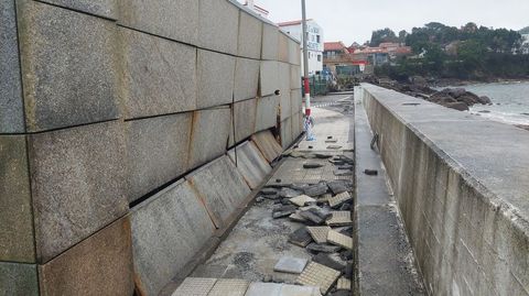M�s da�os por temporales en la r�a de Pontevedra