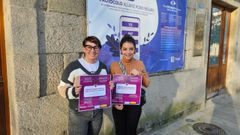 Cristina Outeirio y Tania lvarez, durante la presentacin de las jornadas