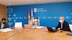 Reuni�n de los cargos de la Conseller�a de Infraestruturas con los del Ministerio de Transportes