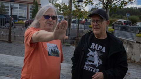 Manolo Gonz�lez (dereita), no �ltimo Chanfaina Lab, en San Sadurni�o (con Carlos Amil)