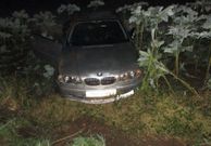 El BMW fue a parar a una finca de O Couto tras salirse de la v�a.
