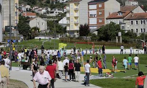 El parque de Santa Teresita, una de las �ltimas inversiones del Concello de Ourense. 