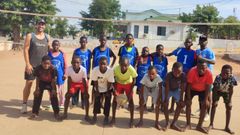 Nstor Romero pas un mes en Mozambique desarrollando un proyecto solidario para implicar a los ms pequeos en el mundo del deporte