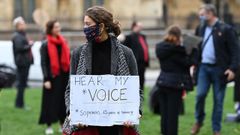 Cantantes de �pera protestan en Londres para reclamar ayudas en esta crisis