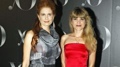 Olivia de Borb�n (izquierda), junto a su hermana Cristina, fallecida a los 44 a�os
