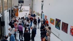 Apertura de la exposici�n �Ao Cubo�, en el Centro Cultural Marcos Valc�rcel