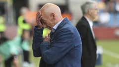 Se�or, lament�ndose en uno de sus partidos al frente del Pontevedra CF