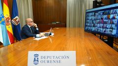 Videoconferencia en la que participa Jose Manuel Baltar