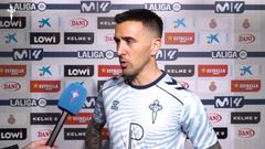 Mat�as Vecino, tras el Espanyol-Celta de este s�bado.