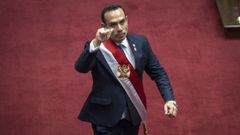 El nuevo presidente de Per, el derechista y controvertido Jos Jer