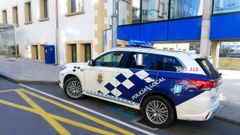 En una imagen de archivo, un coche patrulla de la Polic�a Local de Ordes