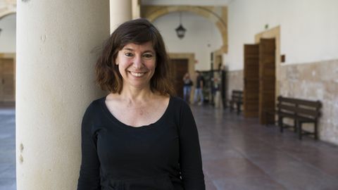 Yayo Herrero, ayer, en Oviedo.