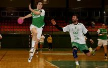 El conjunto de la SAR en un partido el pasado curso frente al Xiria de Carballo. 