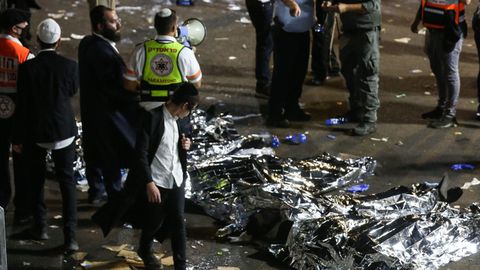 Tragedia por una avalancha en la fiesta ultraortodoxa del Lag Baomer, en Israel