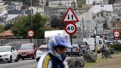 Tr�fico por el n�cleo urbano de Viveiro