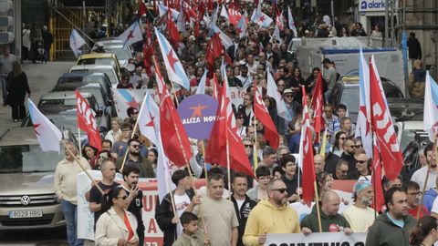 Manifestación en A Coruña.