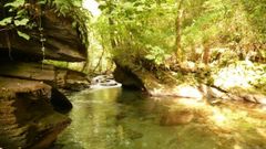 Un paraje del curso alto del Lor en el área perteneciente a la reserva natural fluvial