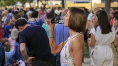 Público en la edición del pasado año del Festival do Viño da Ribeira Sacra de Monforte