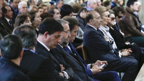 Carmen Gosende estuvo acompa�ada por sus tres hijos en todo momento